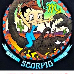 BETTY BOOP ZODIAC T-SHIRT-SCORPIO